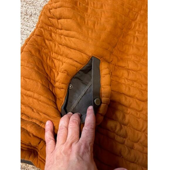 DULUTH TRADING COMPANY Men's Flintlock 1/4 Orange Snap Popover Size 2XL - Picture 8 of 9